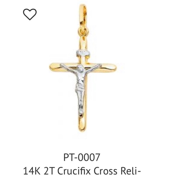 Gold cross 14 k